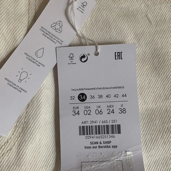 Super cute denim white shorts! Message for offers:) - Picture 4 of 4